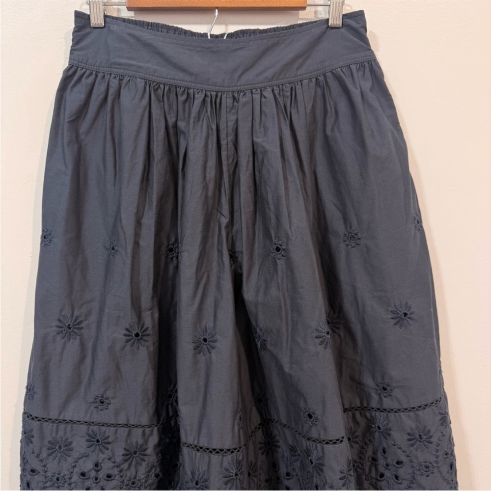 NWT Anthropologie Maeve embroidered skirty Wide-Leg Eyelet Culottes 🧳 - Picture 10 of 13